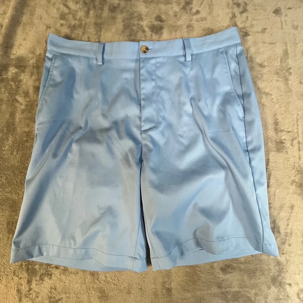 Vineyard Vines Links Short Mens 36 Blue Performance Golf Flat Front 1H0441